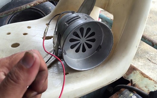 国产MS-290风螺警报器～实地测试～效果非常震撼～机械警报器