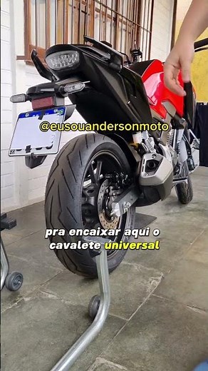 HOW TO PLACE A UNIVERSAL STAND ON YOUR MOTORCYCLE BY YOURSELF?