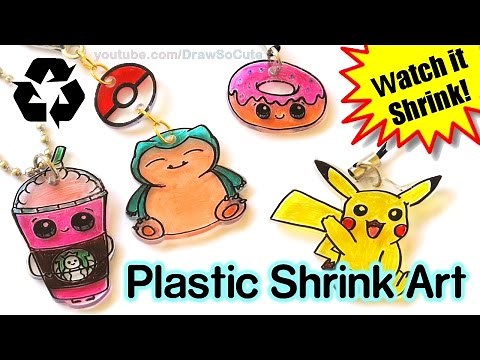 DIY How to Make Shrink Charms with Recycled Plastic step by step