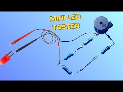 Mini LED Tester at home