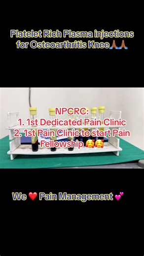 Platelet Rich Plasma Treatment for Knee Pain Relief