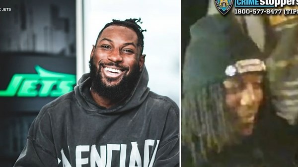 New surveillance video of man wanted in shooting of Jets player Kris Boyd in Manhattan