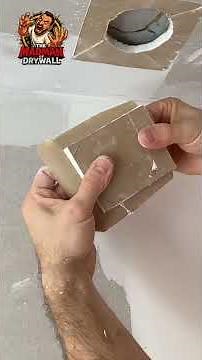 How to Repair a Small Hole in Drywall Panels (Easy and Quick) #drywall #pladur #tip #reform