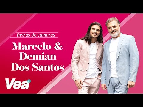 Detrás de cámaras con Marcelo Dos Santos y su hijo Demian | Revista Vea