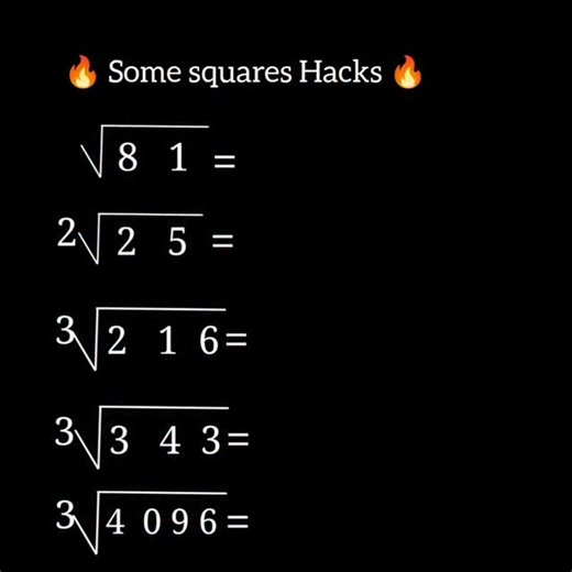 Amit sir | वर्गमूल की सबसे आसान ट्रिक....... #trending #squaretricks #shorts #squareroottricks #amitsir #quant #maths #mathsskills #brainteaser... | Instagram