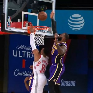 5.4M views · 81K reactions | King of the chasedown block… LeBron James! #OwnYourRidges King James’ Los Angeles Lakers host the Nets tonight at 8pm/et on ABC & ESPN. #NBAXmas | NBA | Facebook