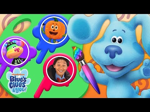 Guess The Missing Color Game Halloween! 🎃 #11 w/ Blue & Rainbow! | Blue's Clues & You!