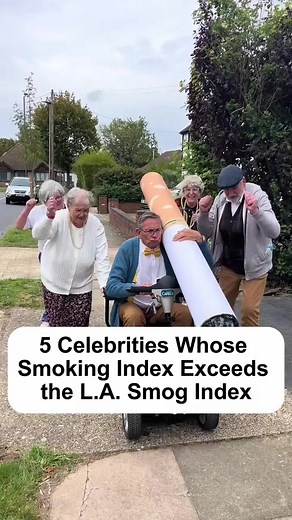 5 celebrities whose smoking index exceeds the L.A smog index | Star Moment