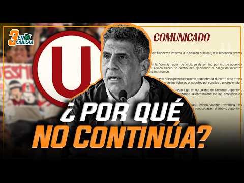 ¿Cuáles son los MOTIVOS tras la salida de ÁLVARO BARCO de la 'U'? | SEGMENTO #3EnCancha