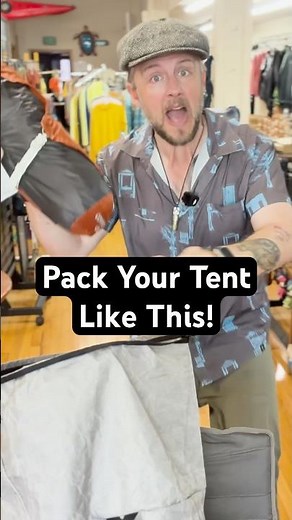 How to Pack your Tent for Backpacking UPDATED! #tentpacking #outdoors #howto #camping #Tips