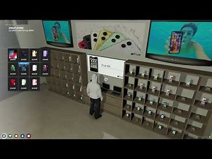 IPhone, IPad and IStore All In The COPSRP Server Apple Design - FiveM Scripts/MLO Showcase