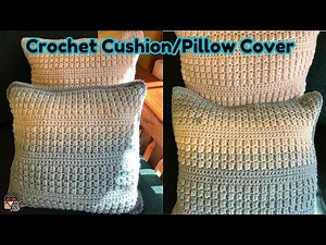 How to Crochet a beautiful Cushion/Pillow Cover – Easy & Stylish DIY Tutorial!