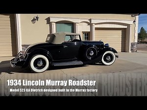 1934 Lincoln Roadster drive
