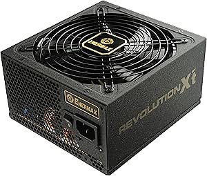 Enermax REVOLUTION X’t II 550W Power Supply 80 Plus Gold Certified Semi-Modular Twister Bearing Fan and Built-in HeatGuard, ERX550AWT