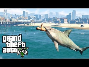 KILLER SHARK | NEW GTA 5 MOD | THE LEG-RIPPING SHARK