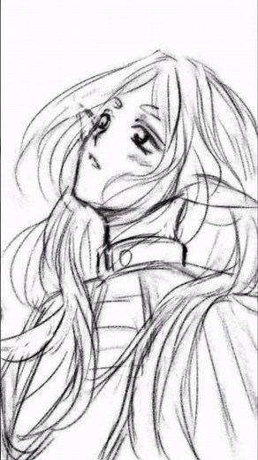 Frieren Angle Challenge - art timelapse ✨