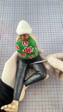 Traditional Clay Figurine from Northeast China | Dongbei Folk Art #art #shorts