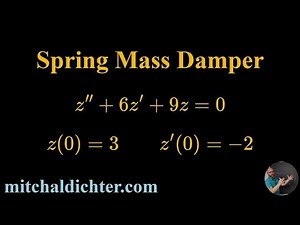 Repeated Real Root Example 3 Second Order Constant Coefficient Linear Homogeneous ODE