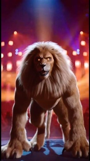 Dancing Man Turns Into a Lion 🦁😱 | Shocking Transformation Show #Shorts