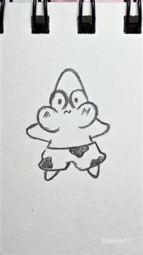 Cute things to draw when bored - PATRICK ⭐️ #drawing #sketch #art #cute #simple #easy