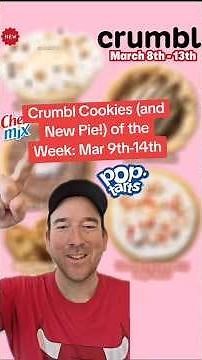 Crumbl Cookies (and NEW Pie) Lineup for 3/9-14 🍪🔥