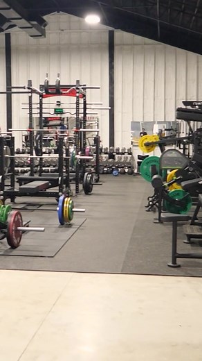 Really loving how the gym is coming together 🥰 What's your favorite piece that you spotted? | Fit Bryce Adams