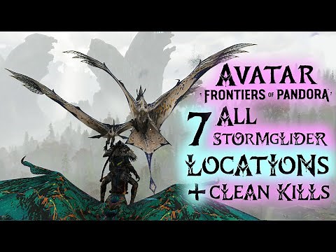 ALL 7 STORMGLIDER LOCATIONS (+ Stormgliders' Clean Kills) – AVATAR FRONTIERS OF PANDORA Gameplay