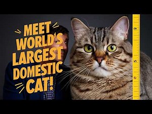 Meet the World’s Largest Domestic Cat | Big Cat | Cat Lovers | Pet Selection | Amazing Animals