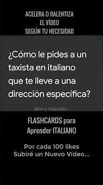 APRENDER ITALIANO con Tarjetas FLASHCARDS _ Hablar Practicando