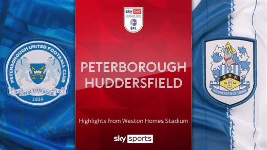 Peterborough 0-2 Huddersfield