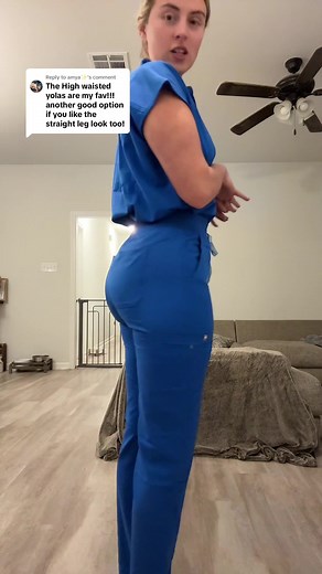 Figs Scrubs Try-On Haul: High-Waisted Pants Review & Sizing Guide