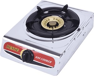 [Hot Item] Single Burner Gas Cooker with Stainless Steel Panel