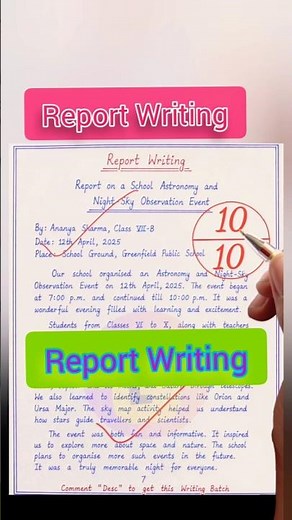 🔴 Report Writing in English | Format, Examples & Tips for Beginners