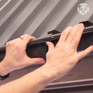 193K views · 88 reactions | Install A Rain Gutter Thanks for watching! Please be aware that this video is for entertainment purposes only and techniques shown should not be attempted at home! | Gorgeous | Facebook