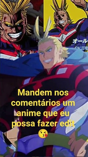 #edit#allmightedit. mandei nos comentários uma ideia de Edite sobre um aninho 😝