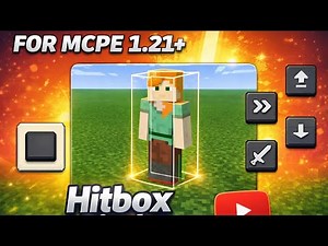 Best Hitbox 😱 mod for Minecraft pocket edition 💥 | 1.21+ | See players through walls !