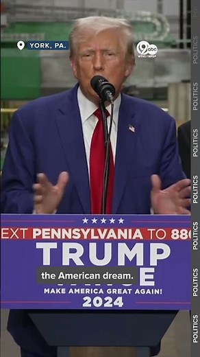 Trump declares 'The American Dream is Dead'