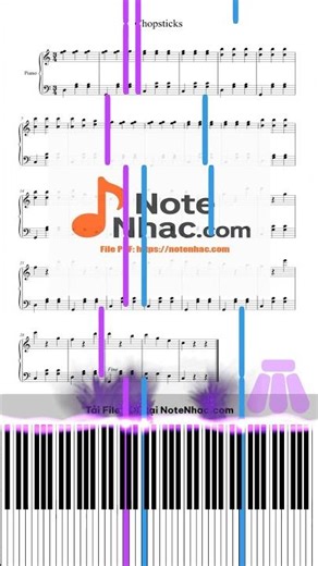 Chopsticks | Free Sheet PDF | Easy Piano Tutorial
