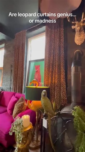 Leopard Print Curtains: Genius or Madness?