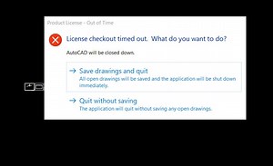 Sửa lỗi license checkout timed out trong Autocad