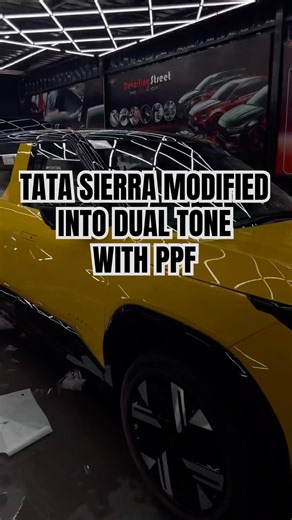 tata sierra modified into dual tone with #ppf #tatasierra #sierra #modification #tatasierramodified