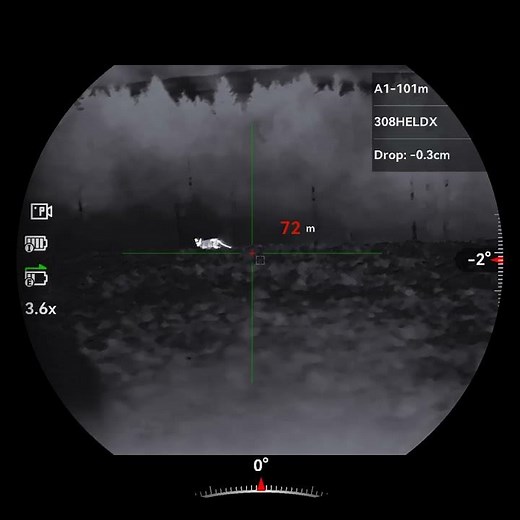 Fox hunting Savage 110 Ultralite elite 308win Hikmicro Stellar sq50L Hornady ELD-X #foxhunting