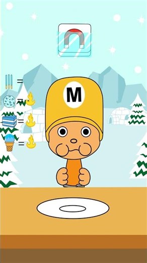 Animation Mukbang ASMR - Magnet #shorts #cartoon #animation #mukbang #asmr #2d #funny #sprunki