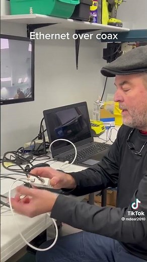 Ethernet over coax cable