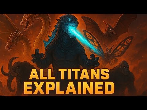 All The Titans in Godzilla Explained (Monsterverse Titans Explained)