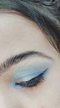 blue eyes makeup 💙👁️|Rose Fairy|#youtubeshorts #shorts