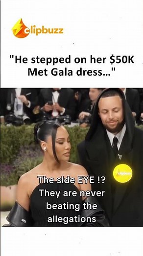 He stepped on her $50K Met Gala dress…