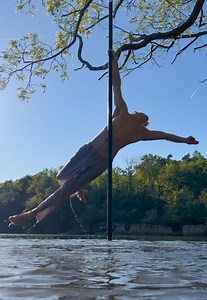 Discover the Art of Flying Pole Dance