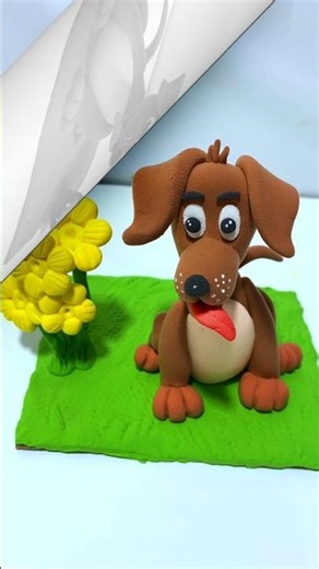 Clay Animals Dog #shorts #animal #clay