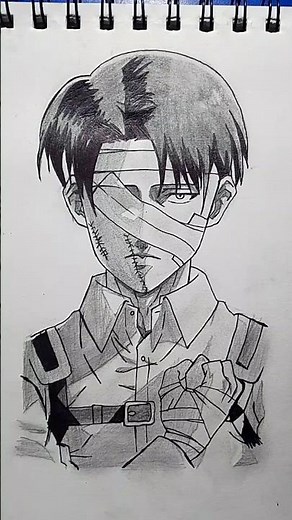 levi Ackerman | #animedrawing #drawing #anime #shorts #leviackerman #attackontitan #viralshort #art
